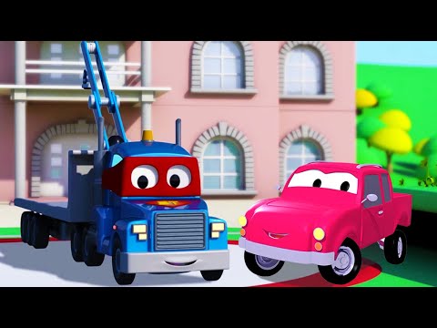 Carl si trek super ⍟ Trek Pikap 🚚 Kartun Mobil - Kartun trek transformer kanggo bocah-bocah
