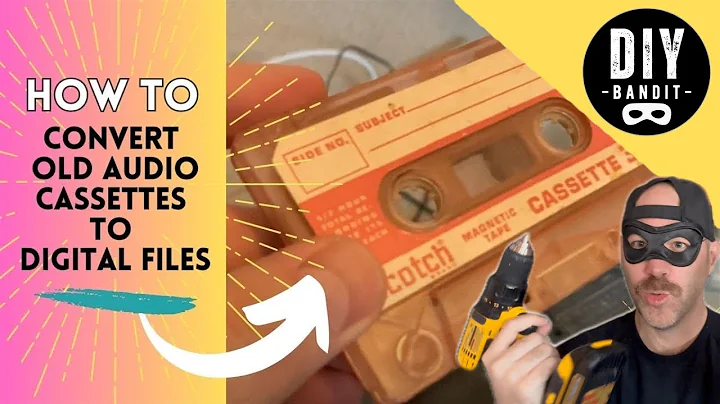 ️🔥 How To Easily Convert Old Audio Cassette Tapes➔ To Digital Files / Store on Google Drive