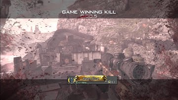 NO SCOPE kill cam across the map!? Mw3