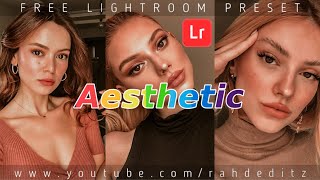 Lightroom Mobile Presets Free Dng + Xmp | Selfie Aesthetic tone Tutorial 2020 | AESTHETIC Preset screenshot 5