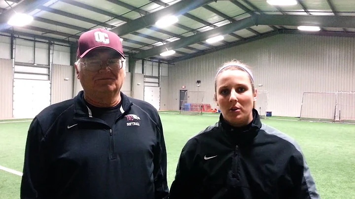 Steve Gault and Jessica Ruckman after Rogers State...