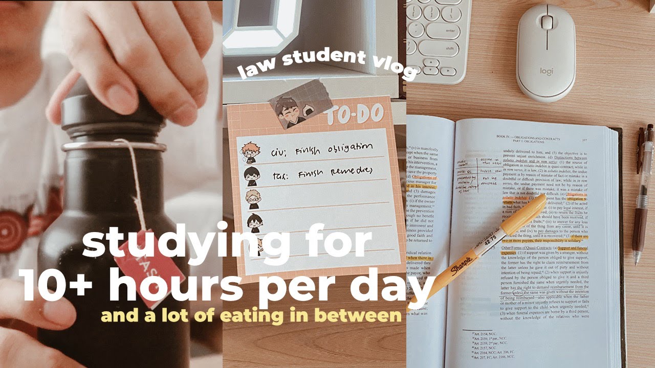 a typical week in the life of a law student 🥑 up diliman - YouTube