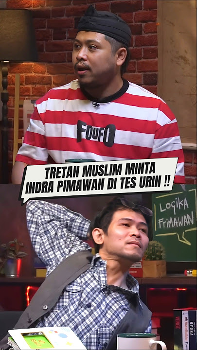 Ketika muslim minta indra frimawan di tes urin‼️ #tretanmuslim #indrafrimawan #shorts #lucu