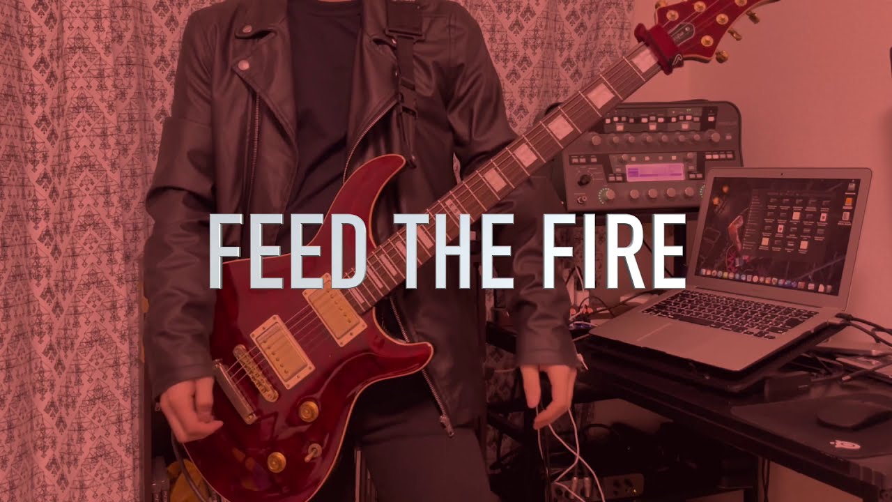 Feed The Fire Coldrain Lead Guitar Cover Youtube