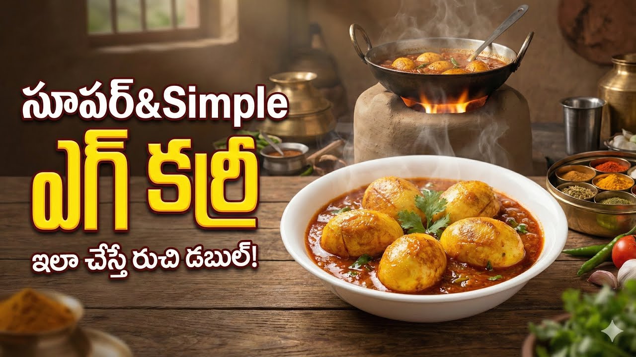 5 Nimishallo EggCurry | Beginners Ki Easy Recipe|Egg Curry Telugu | Intlo Unna Ingredients tho👌Curry