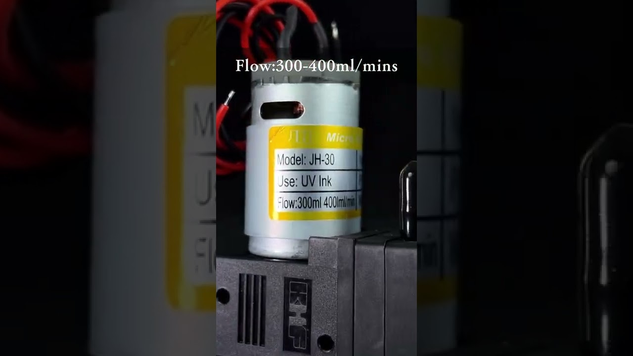 All-round demonstration video of uv ink pump