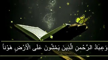 آيات عباد الرحمن_سورة الفرقان(القارئ حسام الدين عبادي)