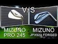 Mizuno pro 245 vs mizuno jpx923 forged forgiveness comparison