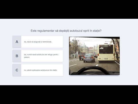 Video: Are Autobuzul Prioritate La Ieșirea Din Stație