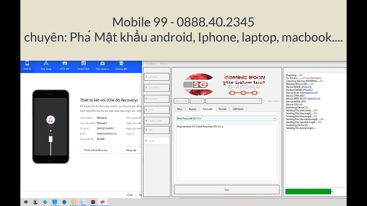 Bypass Icloud Iphone 6s Ios 15
