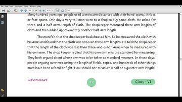 Sixth Class Science Chapter 7 l Let Us Measure l Part 1