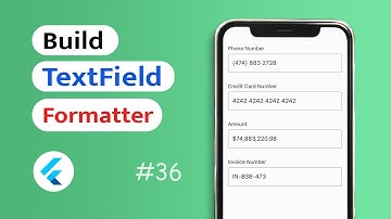 How to create a Formatted TextField in Flutter App? (Android & IOS)