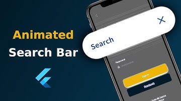 How to Create Animated Search Bar in Flutter [Speed Code]