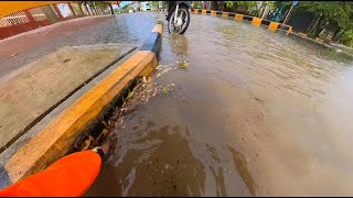 Remove Leaf Trash And Plastic Clogged Culvert Drain Water On Street Road Heavy Rain by Clean  Daily12M 1,632 views 12 days ago 6 minutes, 10 seconds