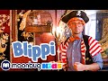 Blippi At The Jewelry Heist | Learn Colors and Numbers | Educational Kids Videos | Moonbug Kids