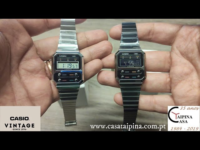 Reloj Casio Vintage A-100WEGG-1A2 - Casio Shop