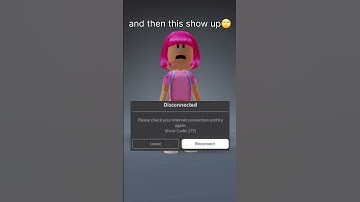 when you are playing a ROBLOX game and DISCONNECT😡😠😭