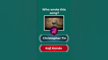 Who wrote this video game song?