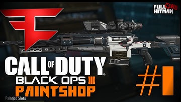 Black Ops 3 - FAZE CLAN CUSTOM EMBLEM/CAMO TUTORIAL (BO3 Paintshop Tutorial #1) - Black Ops 3 PS4