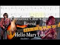 Creedence Clearwater Revival - Hello Mary Lou (Bass Cover Play Along)