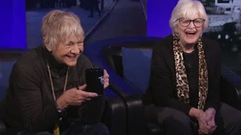 The late Patricia Bosworth with Estelle Parsons, d...