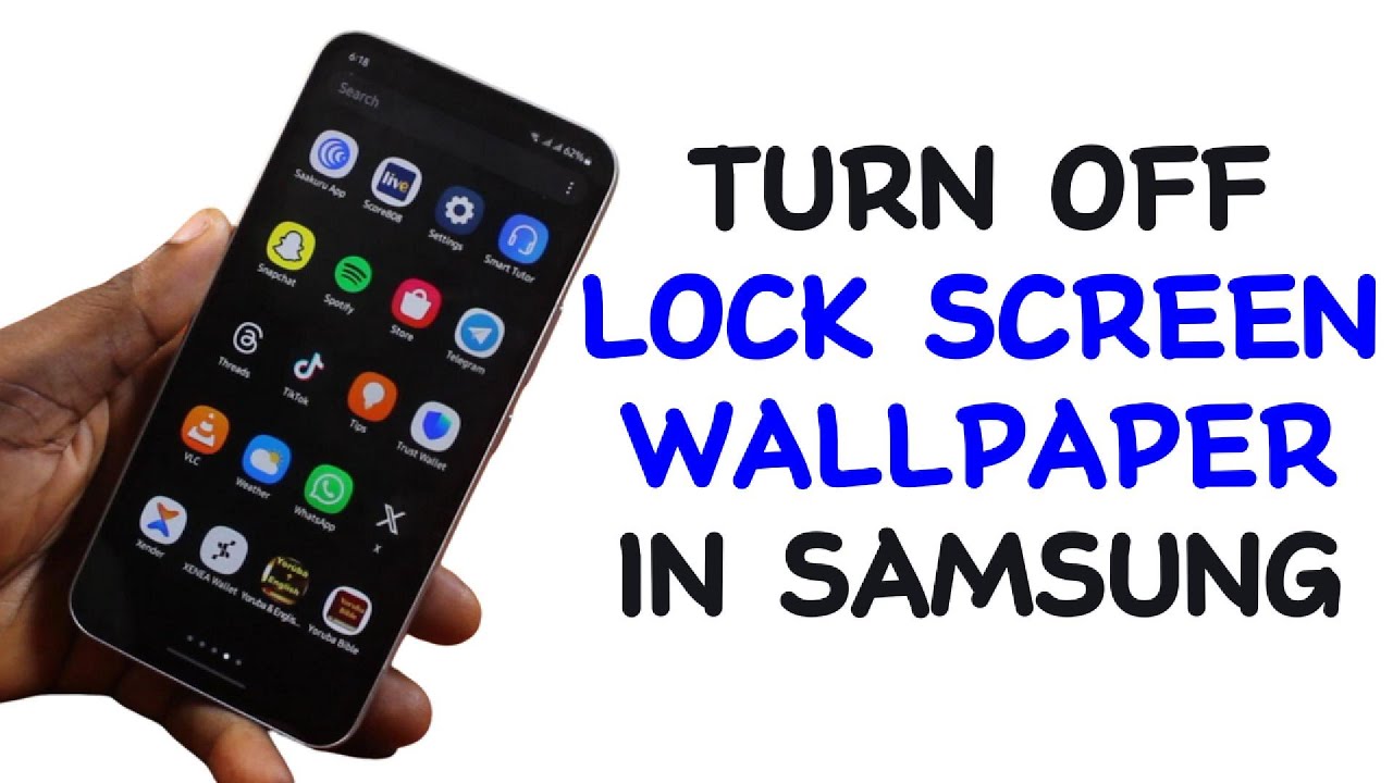 How To Turn Off Lock Screen Wallpaper In Samsung YouTube How To Turn Off Lock Screen Wallpaper In Samsung YouTube