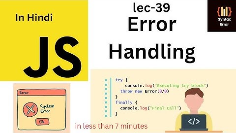 The 7-Minute JavaScript Error Handling Bootcamp That Actually Works! #39