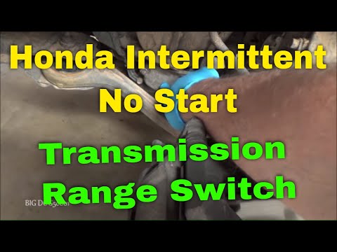 Honda Intermittent No Start-Transmission Range Switch Replacement 2005 Accord V6 (2003-2007 Similar)