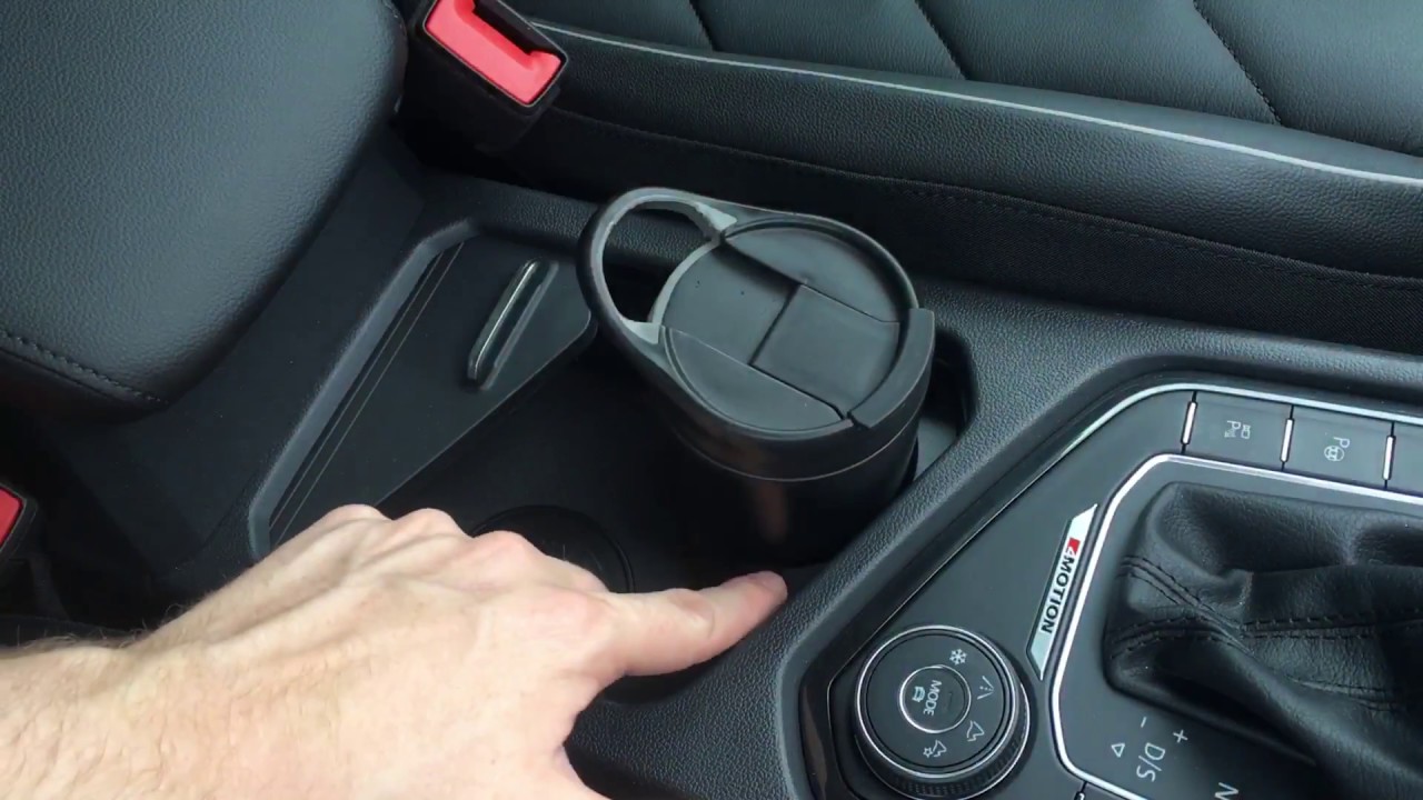 Clever Cupholders in the Volkswagen Tiguan - YouTube