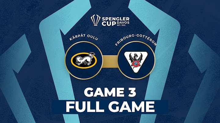 Full Game | Kärpät Oulu vs. Fribourg-Gottéron | Game 3 | Spengler Cup Davos 2024