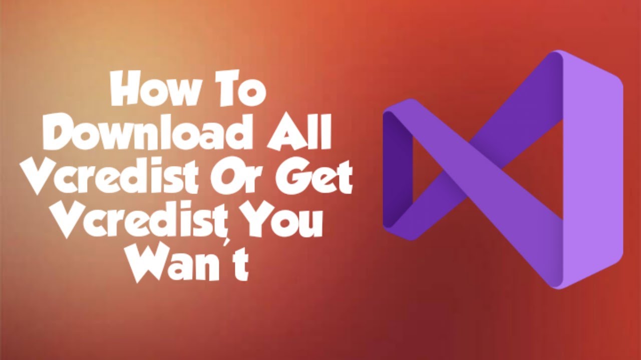 All Vcredist Download And Install - YouTube