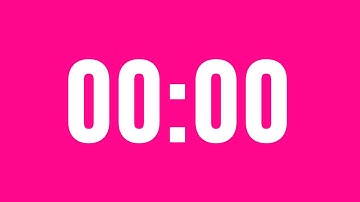 0 Second Countdown Timer No Music With Alarm Clock At The End