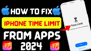 Fix iPhone time limit you’ve reached your limit 2024 | Remove screen time limit for apps on iPhone