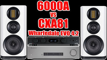 Super Clean and Gorgeous!!! Audiolab 6000A vs Cambridge Audio CXA81 integrated Amp Wharfedale EVO4.2