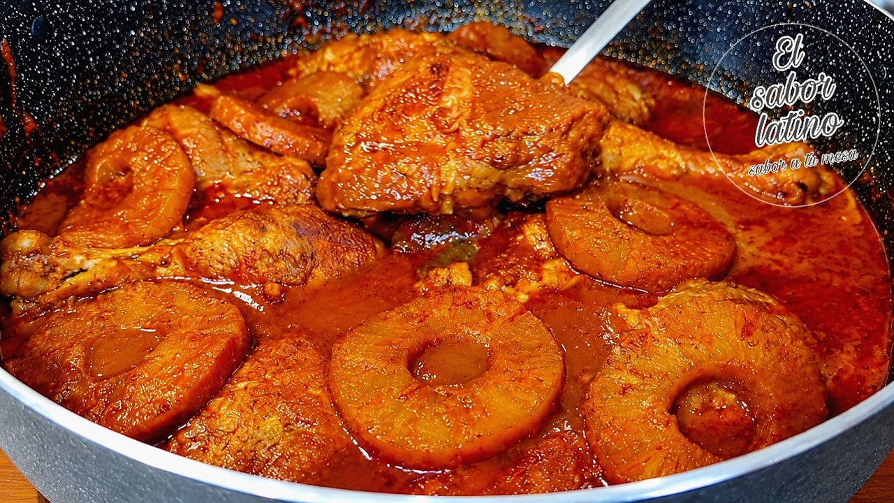 🔴Asi se Prepara un Delicioso Pollo a la Piña en Casa Receta Casera Facil y Rapida!💥