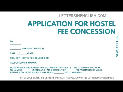 Application for Hostel Allotment | Check the Format & Sample Letters