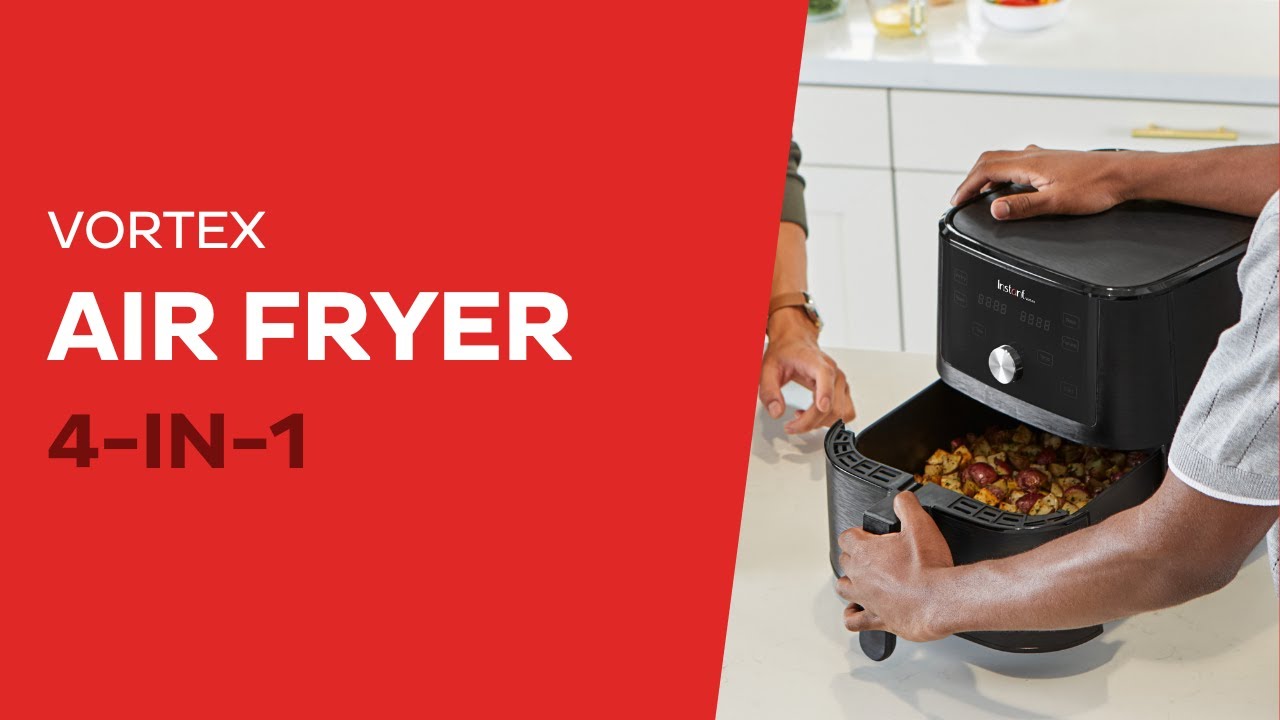  Instant Pot 6 Quart Air Fryer Oven, 4-in-1 Functions
