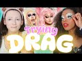Can you do a drag look in 30 minutes? Step by step tutorial for amateur drag