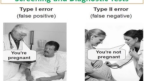 Screening and Diagnostic Tests