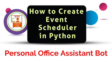 Event Scheduler in Python | How to Schedule Events in Python | Python Scheduler
