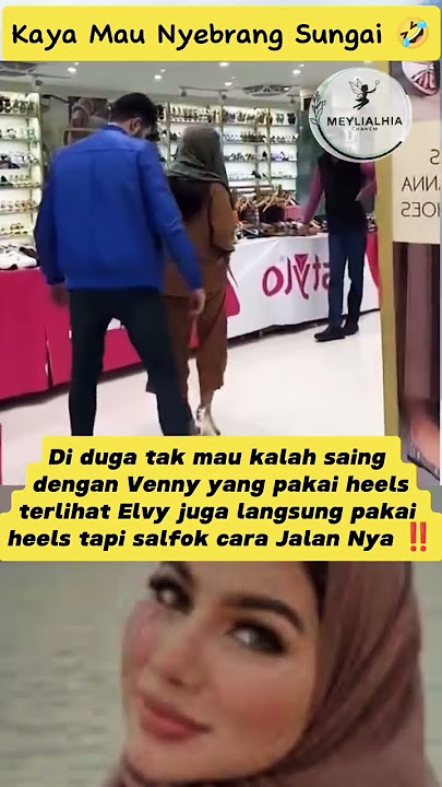 Mau Stylish Malah Jadi Kocak🤣 Elvy Pakai Heels Tapi Jalannya Bikin Gagal Fokus! #akash #venny #elvy