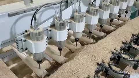 Big size 4 axis multi spindles wood carving cnc router machine