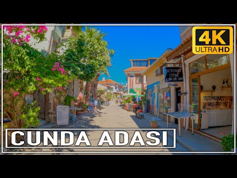 Cunda Island Cunda Adası 4K Walking Tour Balıkesir Turkey