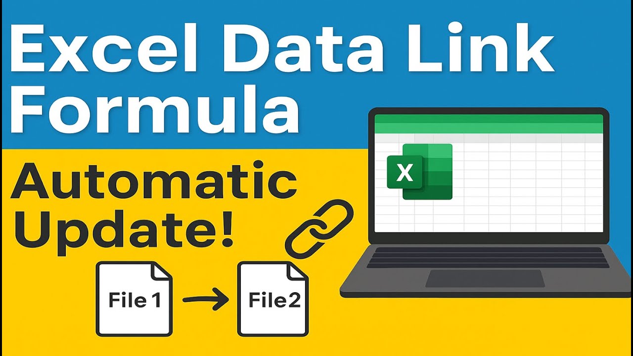 Excel Data Link Formula 2025 : एक File से दूसरी File में Data Link कैसे करें? (Automatic Update!)