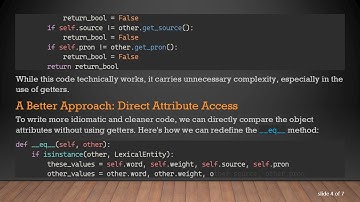 Simplifying Object Comparison in Python: The __eq__ Dunder Method