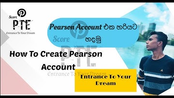 How To Create Pearson Account ? | Score PTE By Ruwan Sri