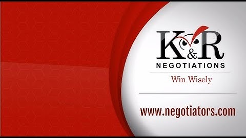 Part 3: Successful Negotiation by Understanding Motivations, Objectives and Requirements