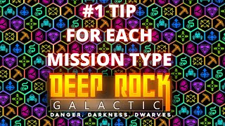 #1 TIP FOR EACH MISSION TYPE | DEEP ROCK GALACTIC