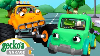 The Best Mechanic Race | Gecko the Mechanic | Vehicle Repair Cartoons | Buses, Trucks and Cars