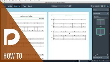 How to Use Master Page Sets | Page Layout in Dorico